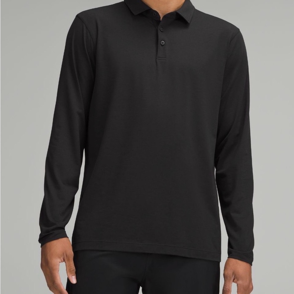 Lululemon Evolution Long Sleeve Polo Black Men’s XL
